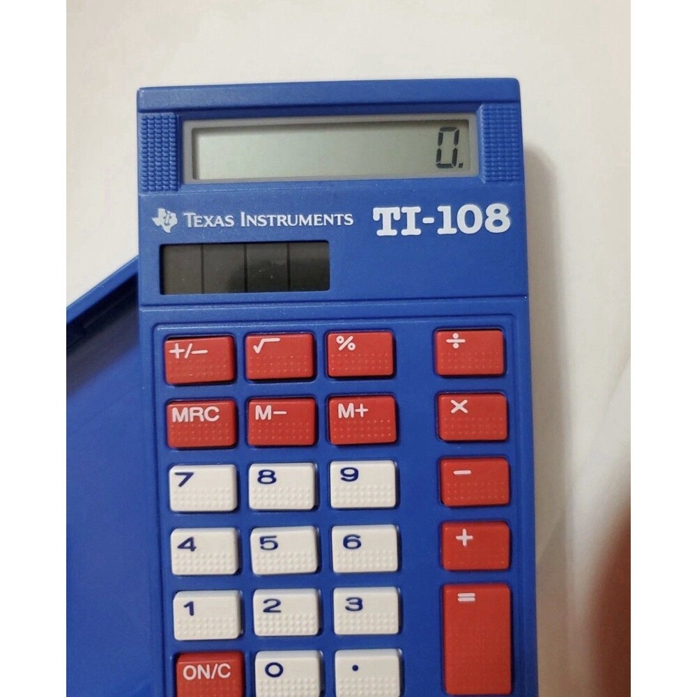 Texas Instruments TI-108 Basic School Calculators - Picture 3 of 6